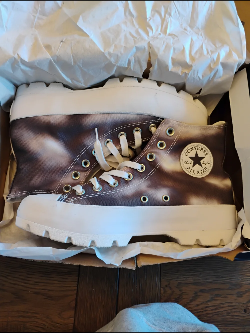 Converse Chuck Taylor Lugged High Top - Storm Wind/White Sand Storm